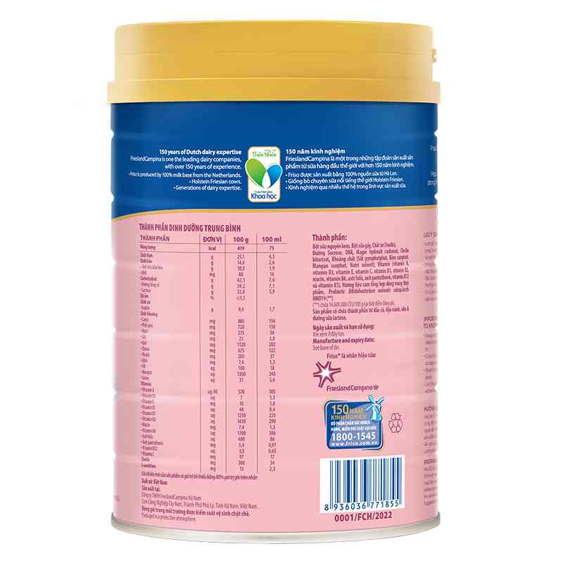 Sữa bầu Friso Gold Mum hương cam 900g