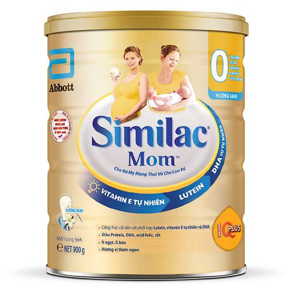 Sữa bầu Abbott Similac Mom hương vani 900g