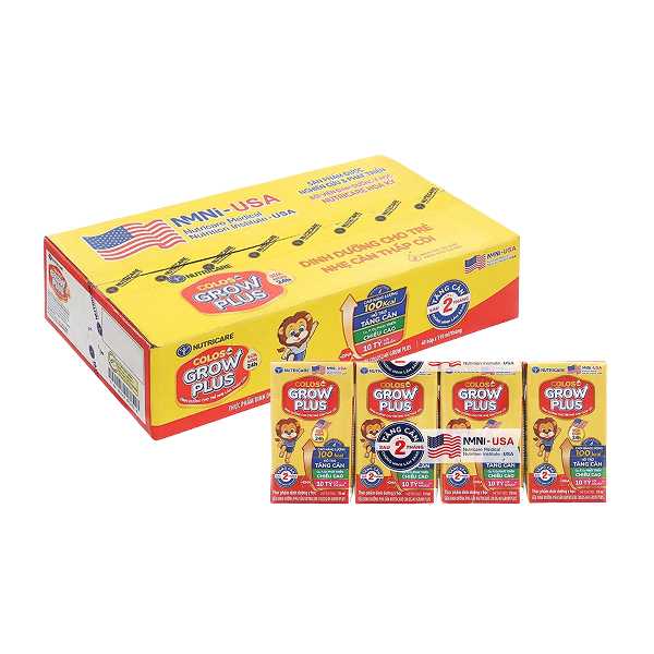 Thùng 48 hộp sữa pha sẵn Nutricare Colos 24h Grow Plus 110ml