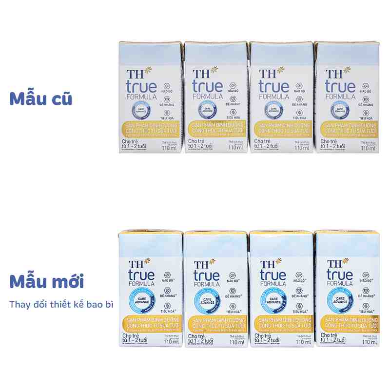 Thùng 24 hộp sữa pha sẵn TH true Formula 110ml