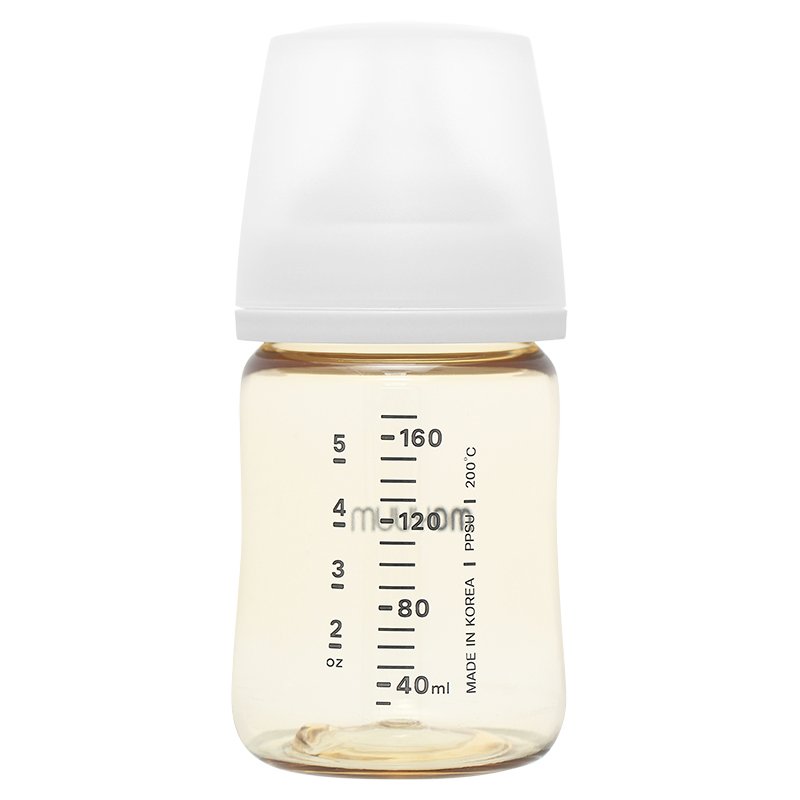 Bình sữa nhựa PPSU Moyuum thế hệ 3 cổ rộng 170ml