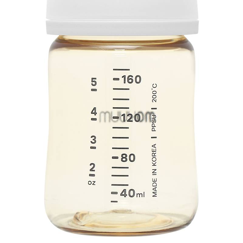 Bình sữa nhựa PPSU Moyuum thế hệ 3 cổ rộng 170ml
