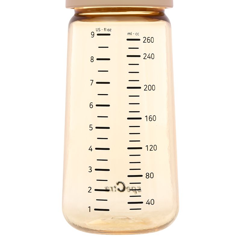 Bình sữa nhựa PPSU Spectra cổ rộng 260ml (3-5 tháng)