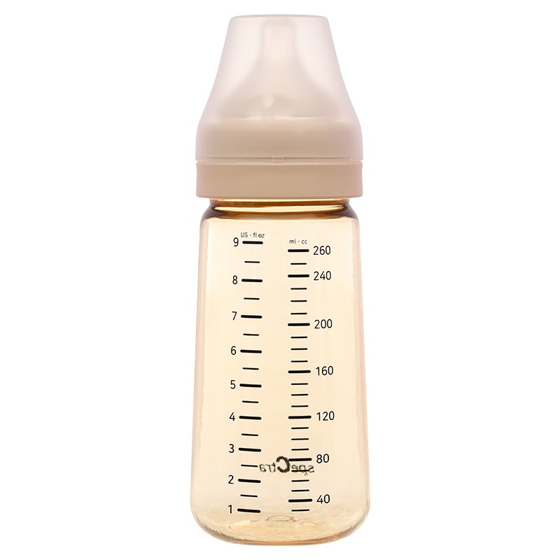 Bình sữa nhựa PPSU Spectra cổ rộng 260ml (3-5 tháng)