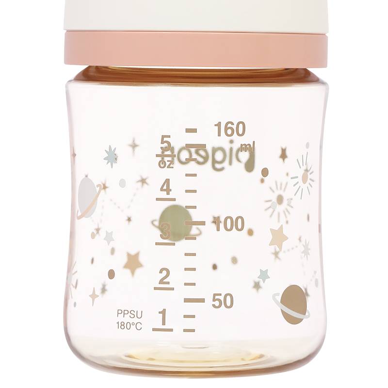 Bình sữa nhựa PPSU Pigeon Softouch Baby-Friendly World cổ rộng 160ml - Dải Ngân Hà