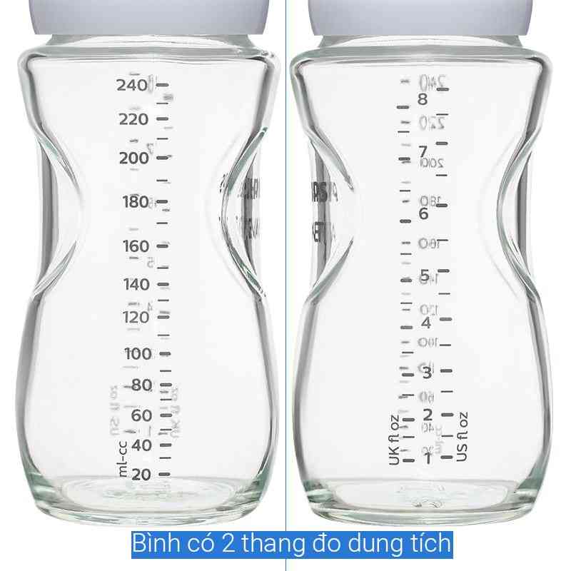 Bình sữa thủy tinh Philips Avent SCY933/01 cổ rộng 240ml