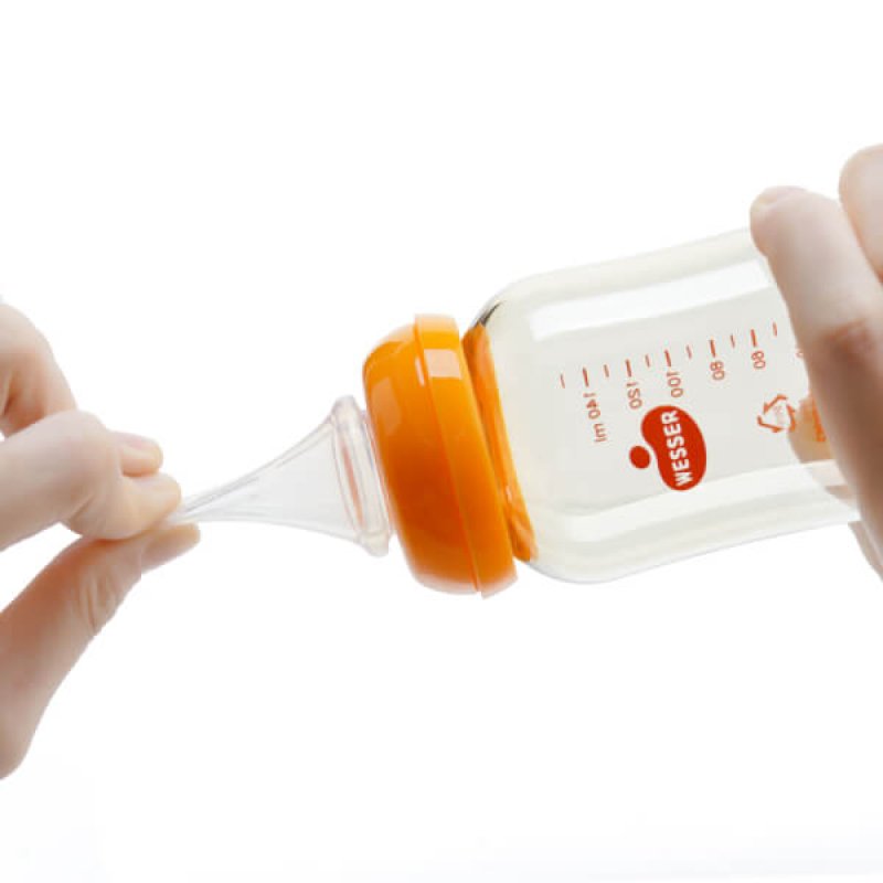 Bình sữa nhựa PPSU Wesser TBSWPP140 cổ hẹp 140ml