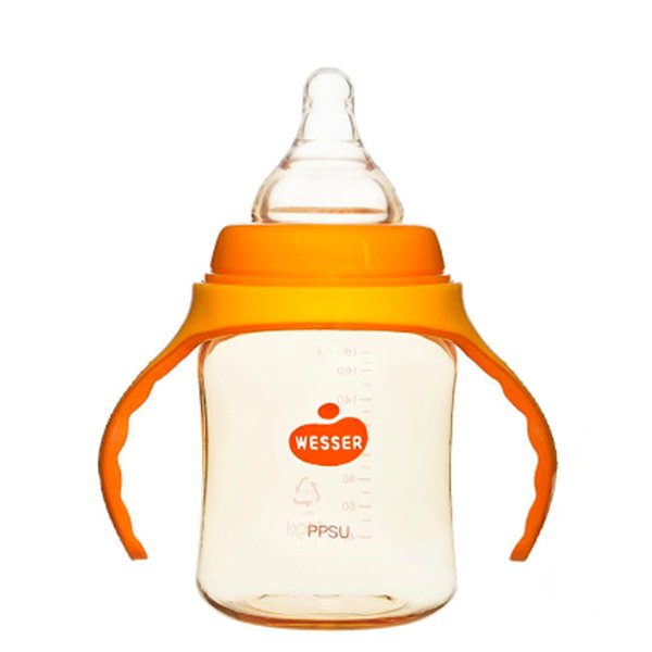 Bình sữa nhựa PPSU Wesser TBSWPP180 cổ rộng 180ml