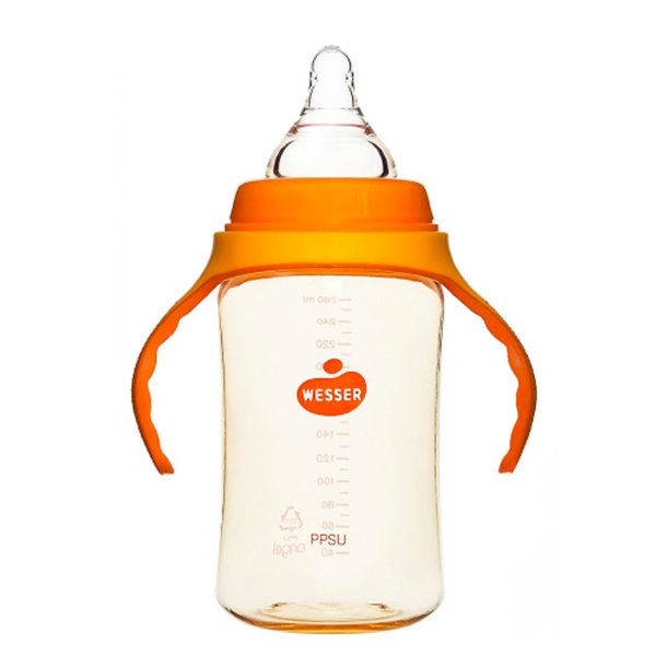 Bình sữa nhựa PPSU Wesser TBSWPP260 cổ rộng 260ml