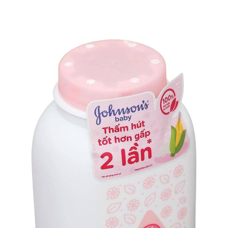 Phấn thơm cho bé Johnson's Baby Blossoms Cornstarch 200g