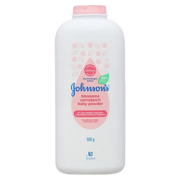 Phấn thơm cho bé Johnson's Baby Blossoms Cornstarch 500g