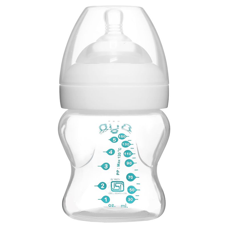 Bình sữa nhựa PP Pur Milk Safe 9811 cổ rộng 150ml