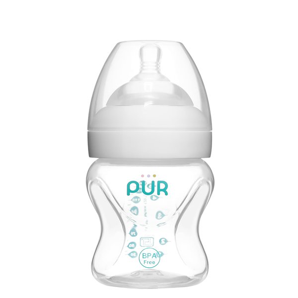 Bình sữa nhựa PP Pur Milk Safe 9811 cổ rộng 150ml
