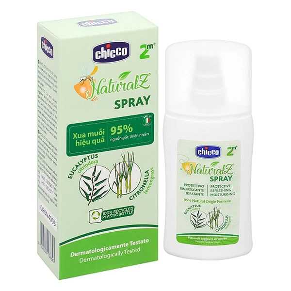 Xịt xua muỗi cho bé Chicco Naturaiz 100ml