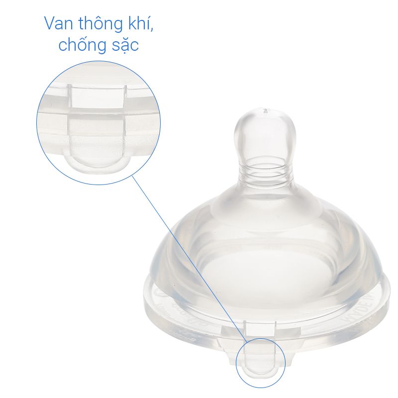 Bình sữa nhựa PP Pur Milk Safe 9812 cổ rộng 250ml