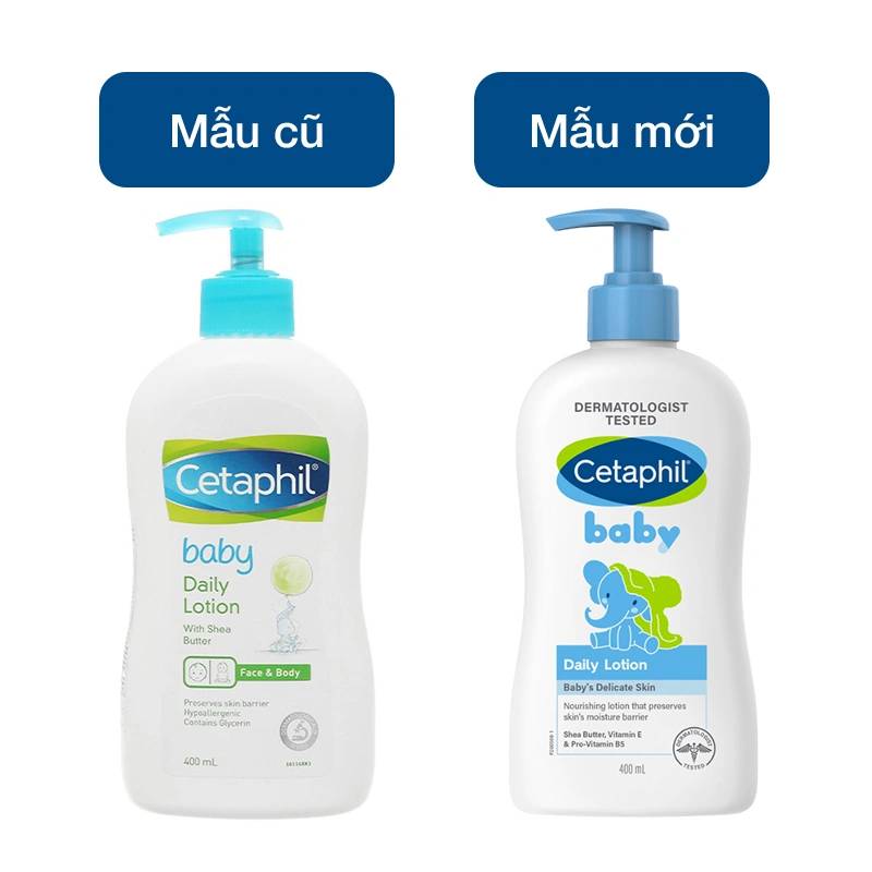 Kem dưỡng da bơ hạt mỡ cho bé Cetaphil Baby Daily Lotion 400ml