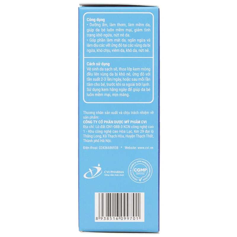 Kem dưỡng ẩm cho bé Kutieskin 30g