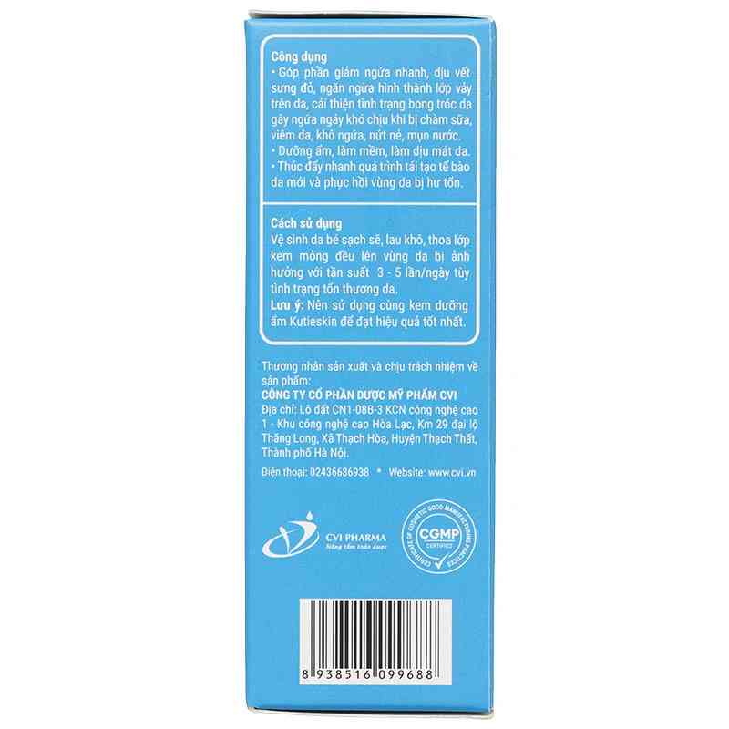Kem trị chàm sữa cho bé Kutieskin 30g