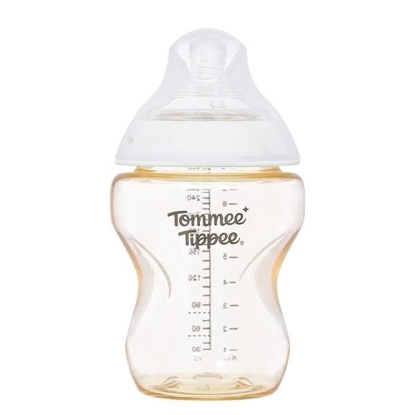 Bình sữa nhựa PPSU Tommee Tippee Natural Start cổ rộng 260ml - Mẫu mới