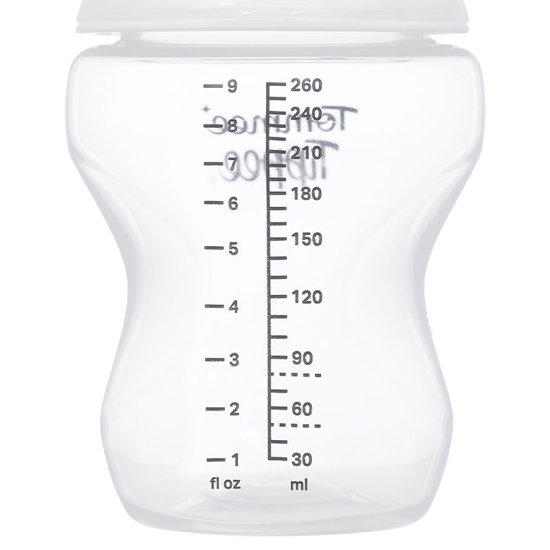 Bình sữa nhựa PP Tommee Tippee Natural Start cổ rộng 260ml - Mẫu mới