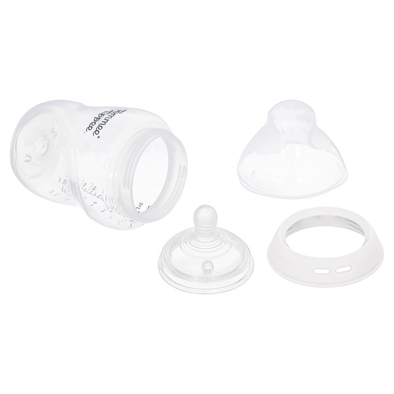 Bình sữa nhựa PP Tommee Tippee Natural Start cổ rộng 260ml - Mẫu mới