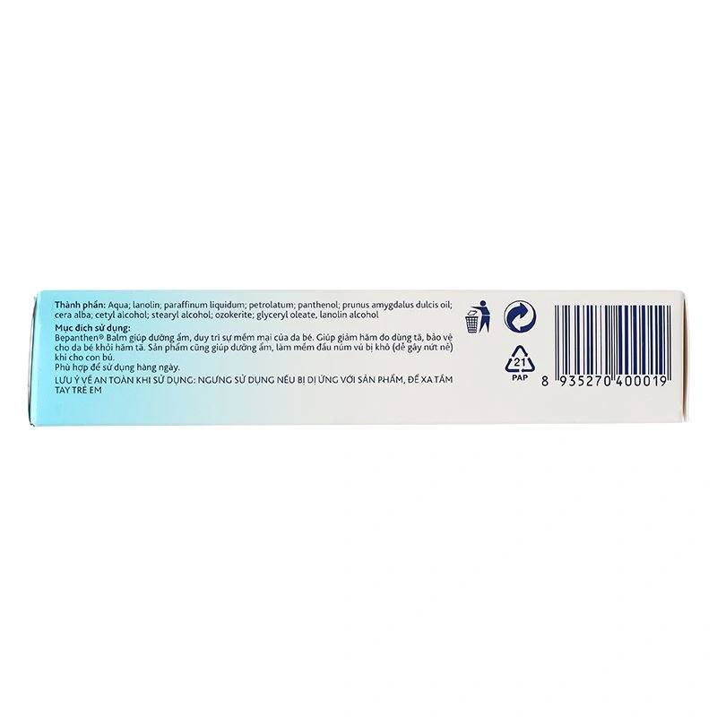 Kem ngừa hăm cho bé Bepanthen Balm 30g