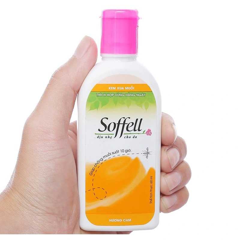 Kem chống muỗi Soffell hương cam 60ml
