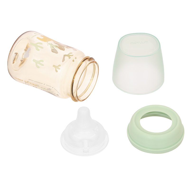 Bình sữa nhựa PPSU Moyuum All In One Bottle cổ rộng 170ml - Lạc đà