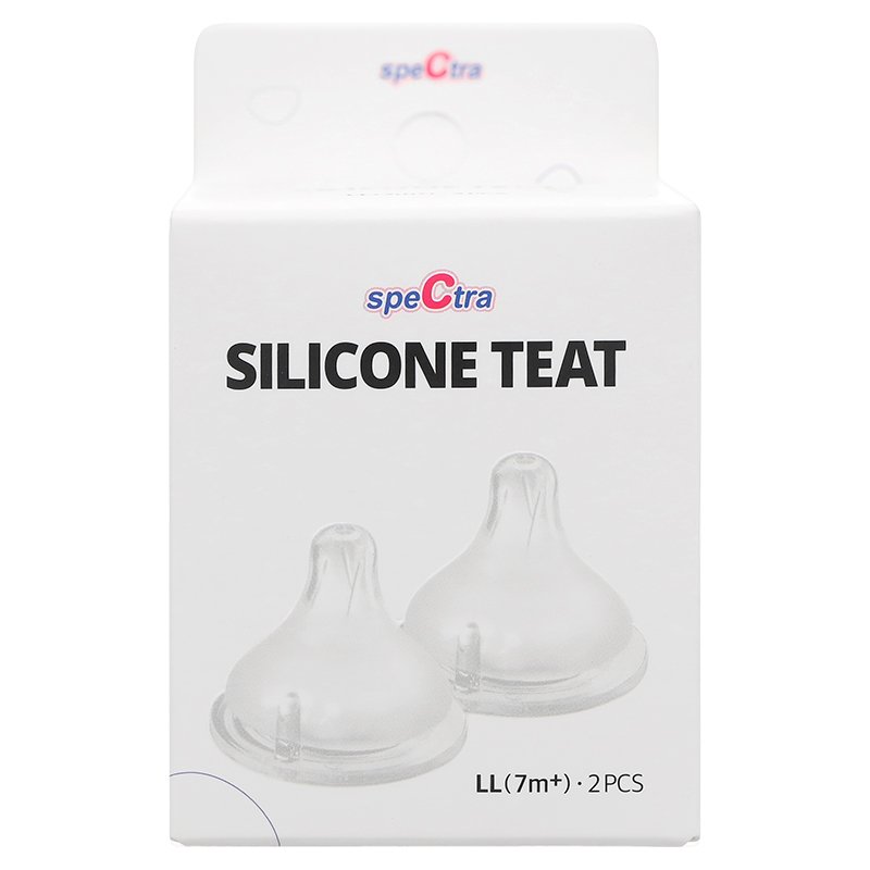 Bộ 2 núm ti Spectra cổ rộng size LL (từ 7 tháng)