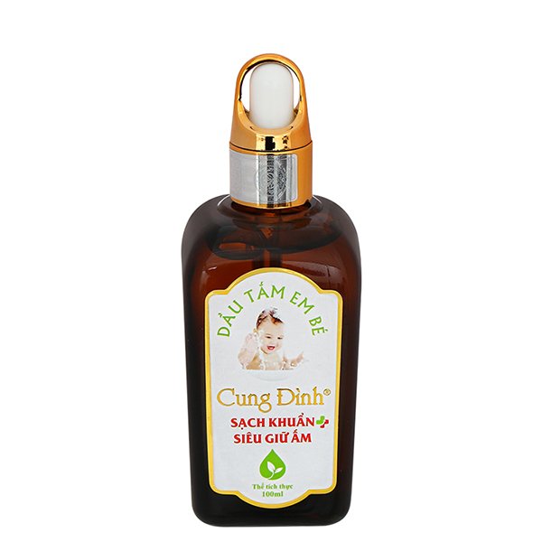 Dầu tắm cho bé Cung Đình chiết xuất tinh dầu tràm 100ml