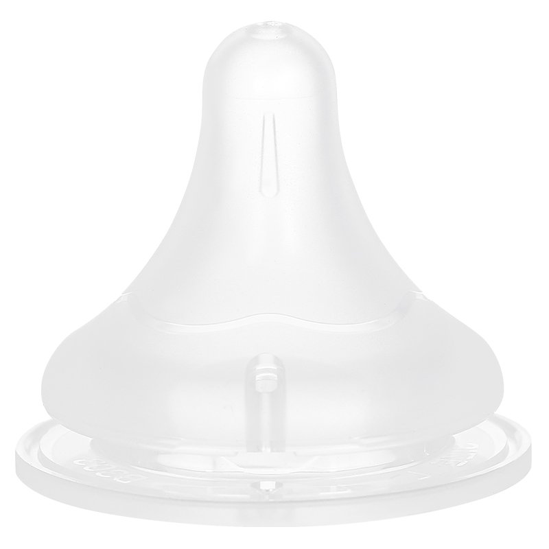 Bộ 2 núm ti Pigeon Softouch cổ rộng size L (6-9 tháng)