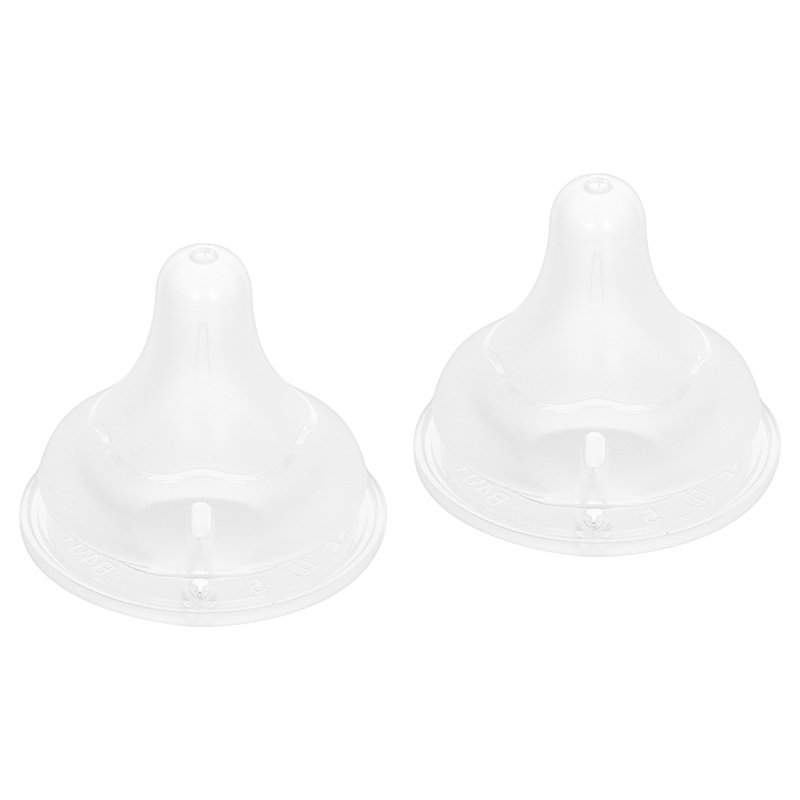 Bộ 2 núm ti Pigeon Softouch cổ rộng size LL (9-15 tháng)
