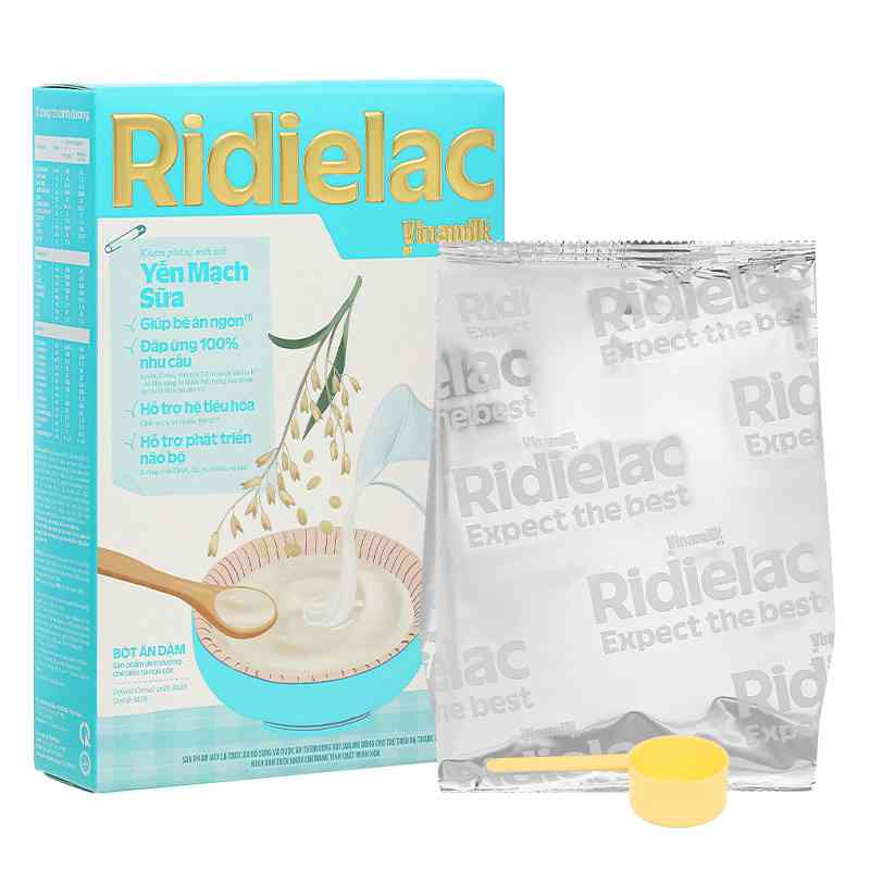 Bột ăn dặm Vinamilk Ridielac Gold yến mạch, sữa 200g