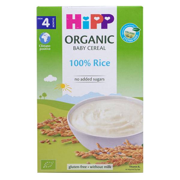 Bột ăn dặm HiPP gạo nhũ nhi hữu cơ 200g
