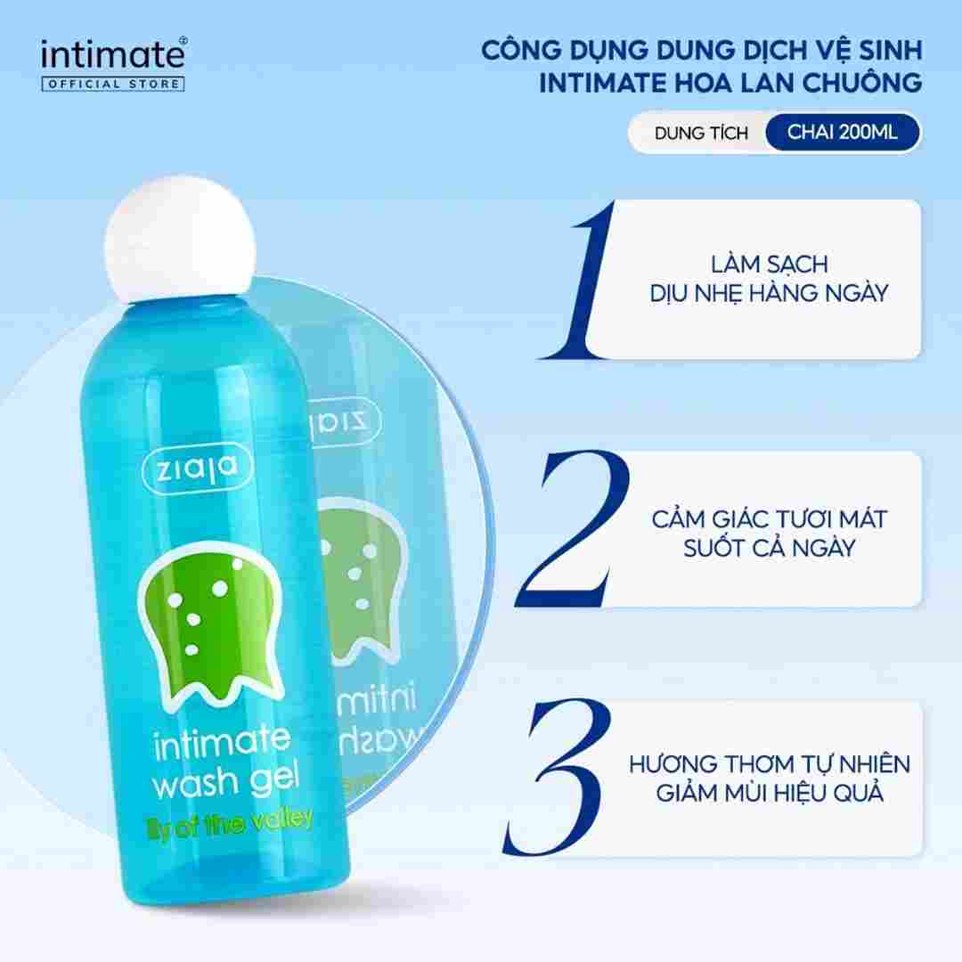 Dung Dịch Vệ Sinh Phụ Nữ Ziaja Từ Hoa Lan Chuông 200ml