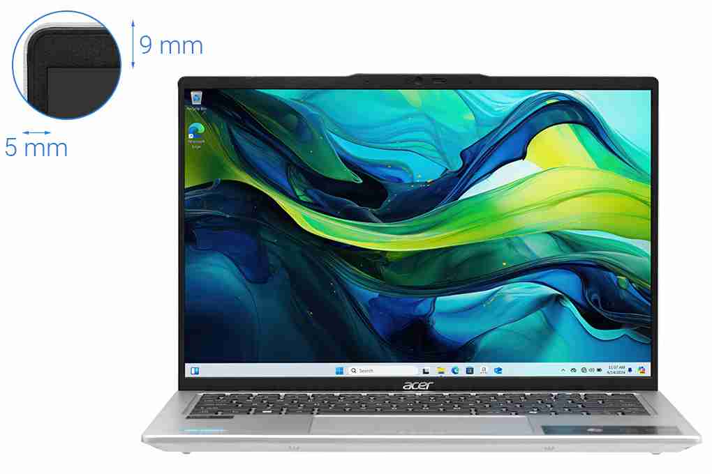 Laptop Acer Swift Go 14 AI SFG14-73-71ZX NX.KSLSV.002 (Ultra 7 155H, 16GB, 512GB, 2.8K)