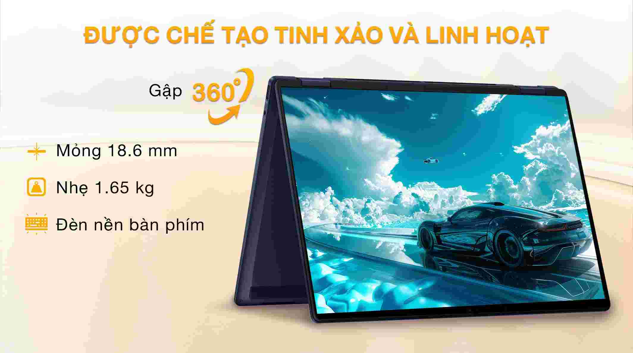Laptop HP OmniBook X Flip 14 fm0088TU BZ7Q2PA (Ultra 5 226V, 16GB, 512GB, Cảm ứng)