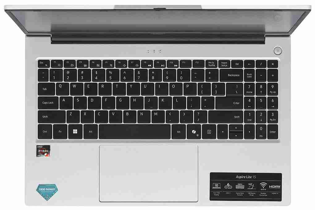 Laptop Acer Aspire Lite 15 AL15-42P-R50R NX.D34SV.004 (R5 7430U, 16GB, 512GB, Full HD)