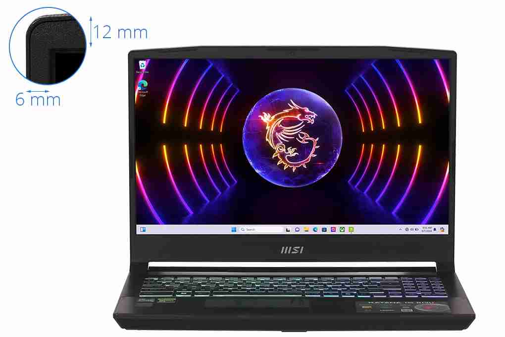 Laptop MSI Gaming Katana 15 B13UDXK 2077VN (i7-13620H, RTX 3050 6GB, 16GB, 1TB, FHD 144Hz)