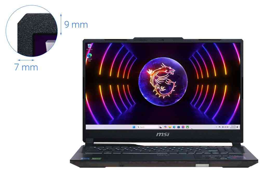 Laptop MSI Gaming Cyborg 15 A13UC 2088VN (i5-13420H, RTX 3050 4GB, 16GB, 512GB, FHD 144Hz)