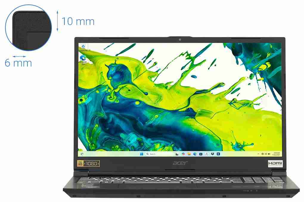 Laptop Acer Gaming Aspire 7 A715-59G-73LB NH.QX6SV.002 (i7-12650H, RTX 3050 6GB, 16GB, 512GB, FHD 144Hz)