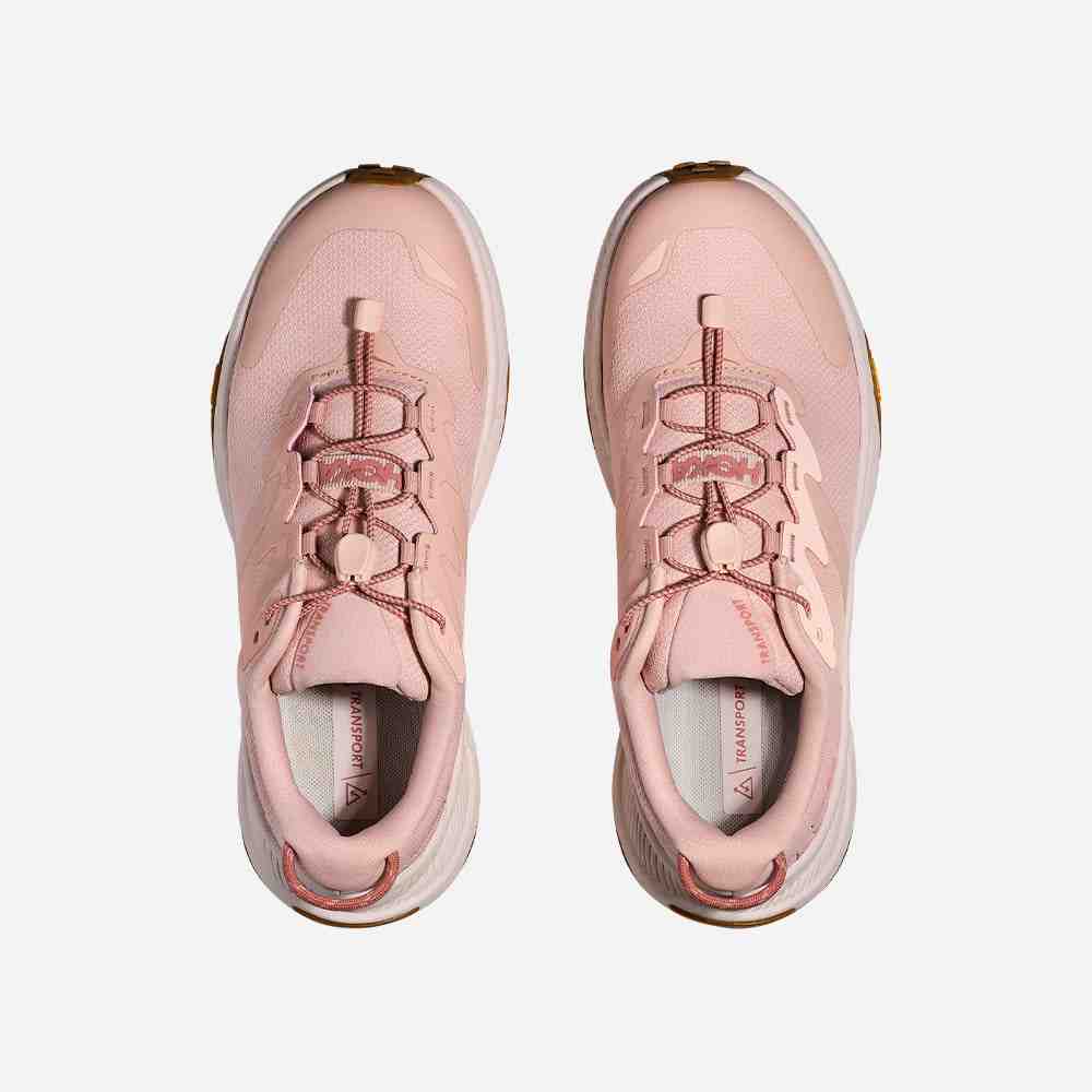 Giày Đi Bộ Đường Dài Nữ HOKA Transport HỒNG (ROSE LATTE)
