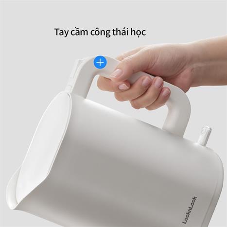 Bình đun siêu tốc Lock&Lock 1.2 lít EJK216WHT