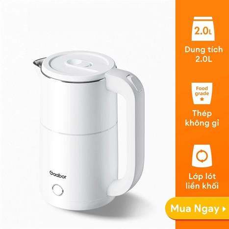 Bình đun siêu tốc Gaabor 2 lít EK20M-WH02A