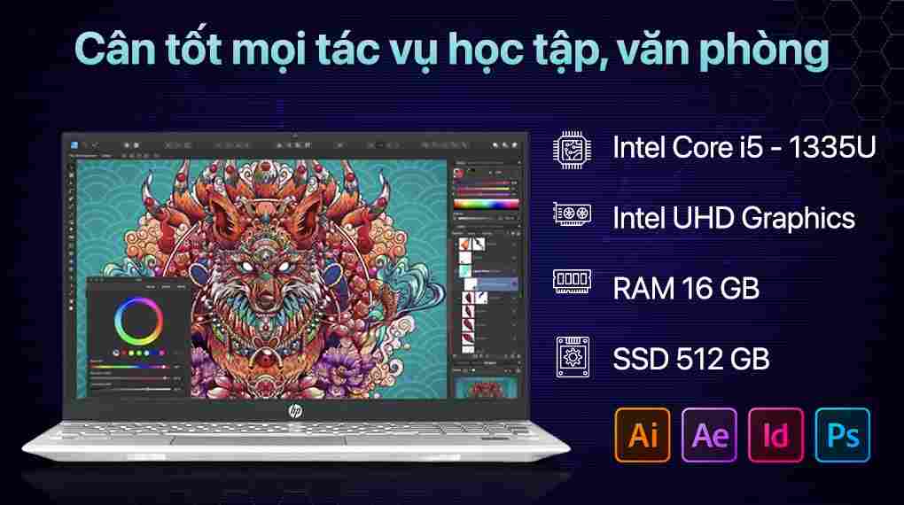 Laptop HP Pavilion 15 eg3095TU 8C5L6PA (i5 1335U, 16GB, 512GB)