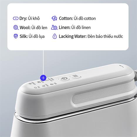 Bàn ủi hơi nước Lock&Lock ENI262WHT 1100-1300W