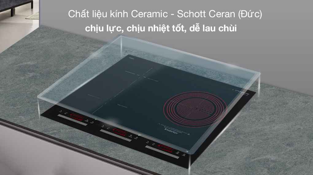 Bếp từ hồng ngoại Junger CEJ-300-IIF 3 vùng nấu 5400W