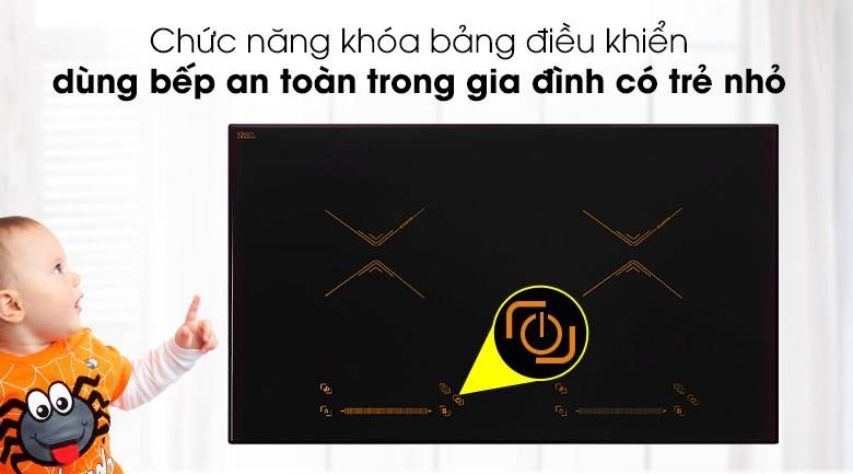 Bếp từ đôi lắp âm Kangaroo KG859i 4000W