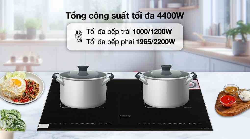 Bếp từ hồng ngoại lắp âm Chef's EH-MIX220 4400W
