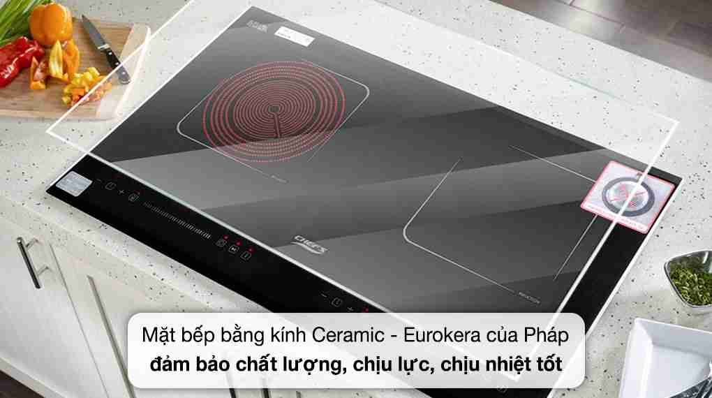 Bếp từ hồng ngoại lắp âm Chef's EH-MIX220 4400W